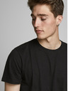 Jack & Jones Schwarzes Herren-Basic-T-Shirt Jack & Jones