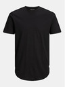 Jack & Jones Schwarzes Herren-Basic-T-Shirt Jack & Jones