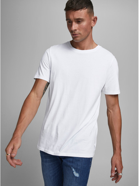 Jack & Jones Weißes Basic-T-Shirt Jack & Jones