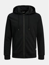 Jack & Jones Schwarzer Basic-Kapuzenpullover Jack & Jones