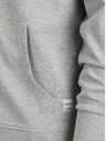 Jack & Jones Hellgrauer Basic-Kapuzenpullover Jack & Jones