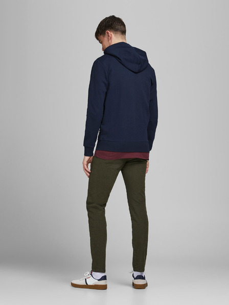 Jack & Jones Dunkelblauer Basic-Kapuzenpullover Jack & Jones