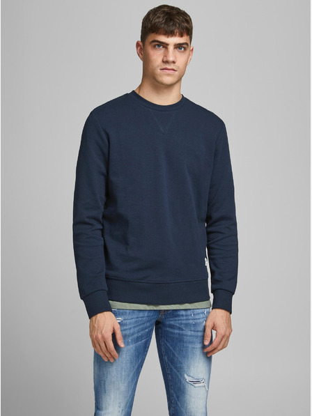 Jack & Jones Dunkelblauer Basic-Kapuzenpullover Jack & Jones