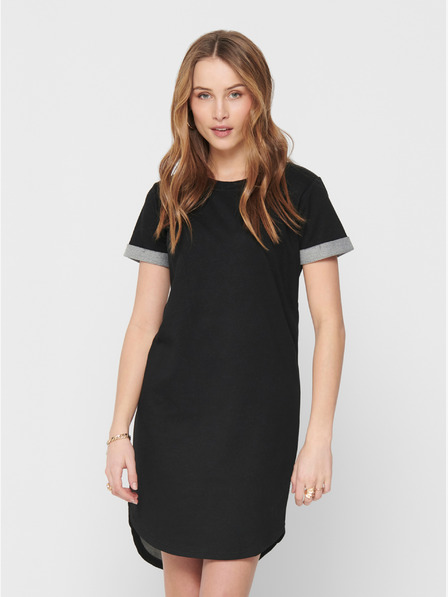 Jacqueline de Yong Schwarzes Basic-Kleid JDY Ivy