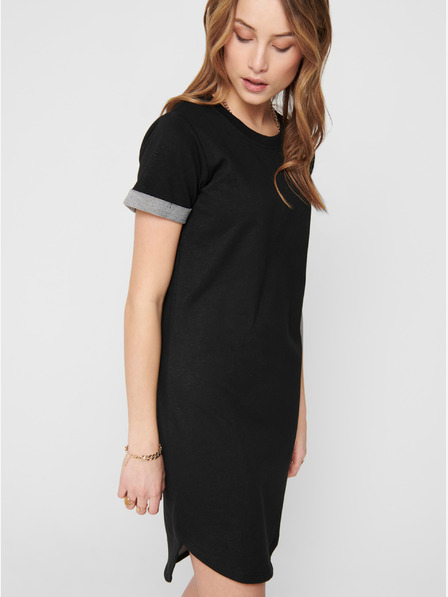 Jacqueline de Yong Schwarzes Basic-Kleid JDY Ivy