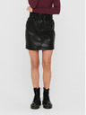ONLY Schwarzer Damen-Kunstlederminirock ONLY Maiya