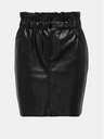 ONLY Schwarzer Damen-Kunstlederminirock ONLY Maiya