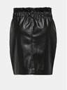 ONLY Schwarzer Damen-Kunstlederminirock ONLY Maiya