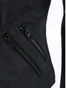 ONLY Schwarze kurvige Damenlederjacke mit Taschen ONLY Biker