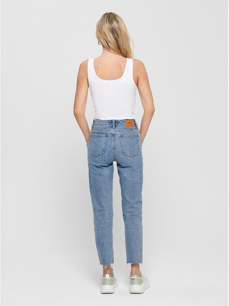 ONLY Weißes Basic-Tank-Top für Frauen ONLY Live Love