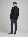 Jack & Jones Schwarze Jack & Jones Warner Lederjacke