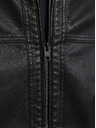 Jack & Jones Schwarze Jack & Jones Warner Lederjacke