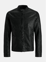 Jack & Jones Schwarze Jack & Jones Warner Lederjacke