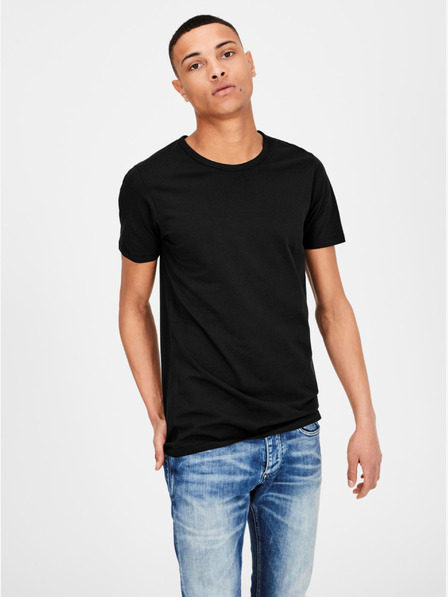 Jack & Jones Schwarzes Basic-T-Shirt Jack & Jones Basic