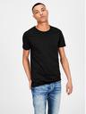 Jack & Jones Schwarzes Basic-T-Shirt Jack & Jones Basic