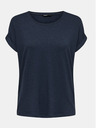 ONLY Blaues lockeres ONLY Moster-T-Shirt