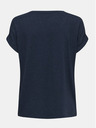 ONLY Blaues lockeres ONLY Moster-T-Shirt