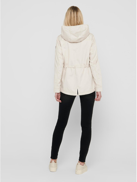 ONLY Cremefarbener Parka ONLY Lorca