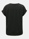 ONLY Schwarzes lockeres Basic-T-Shirt ONLY Moster