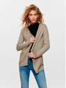 ONLY Beigefarbene Strickjacke mit Taschen ONLY Lesly