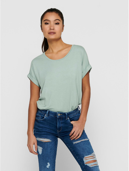 ONLY Hellgrünes Basic-T-Shirt ONLY Moster