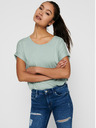 ONLY Hellgrünes Basic-T-Shirt ONLY Moster