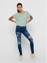 ONLY Hellgrünes Basic-T-Shirt ONLY Moster