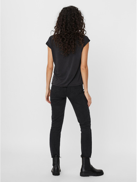 Vero Moda Schwarzes T-Shirt VERO MODA Filli