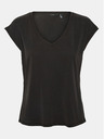 Vero Moda Schwarzes T-Shirt VERO MODA Filli