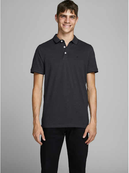 Jack & Jones Dunkelgraues Poloshirt Jack & Jones Paulos