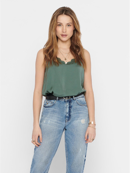 ONLY Grünes Tank-Top ONLY Debbie