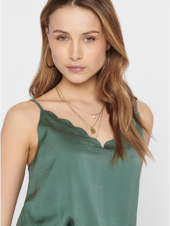 ONLY Grünes Tank-Top ONLY Debbie