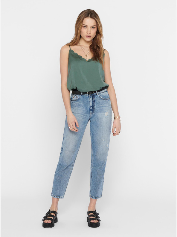 ONLY Grünes Tank-Top ONLY Debbie