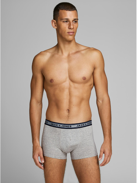 Jack & Jones Fünferpack Boxershorts in Grün und Grau Jack & Jones Oliver