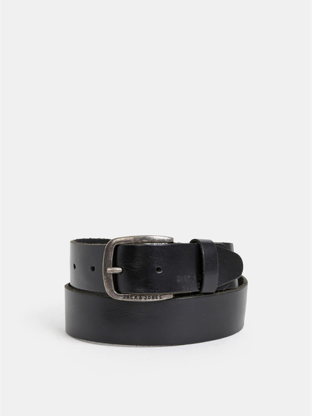 Jack & Jones Schwarzer Leder Herren Jack & Jones Paul Gürtel