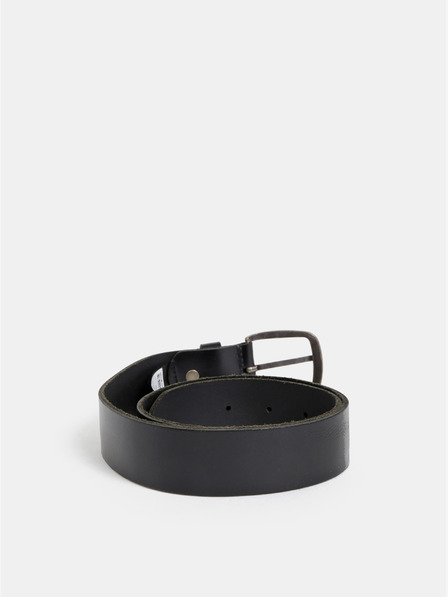 Jack & Jones Schwarzer Leder Herren Jack & Jones Paul Gürtel