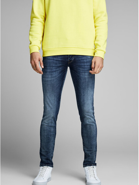 Jack & Jones Blaue Herren-Skinny-Fit-Jeans Jack & Jones Glenn