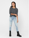 ONLY Graues Damen Pullover Top ONLY Glamour