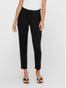 Jacqueline de Yong Schwarze Hose mit Schnürung JDY Catia