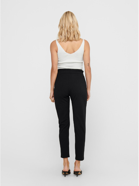 Jacqueline de Yong Schwarze Hose mit Schnürung JDY Catia