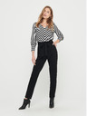 Jacqueline de Yong Schwarze JDY Tanja Hose mit Krawatte