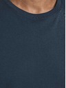 Jack & Jones Dunkelblaues Basic-T-Shirt Jack & Jones Organic