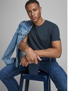 Jack & Jones Dunkelblaues Basic-T-Shirt Jack & Jones Organic