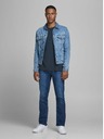 Jack & Jones Dunkelblaues Basic-T-Shirt Jack & Jones Organic