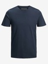 Jack & Jones Dunkelblaues Basic-T-Shirt Jack & Jones Organic