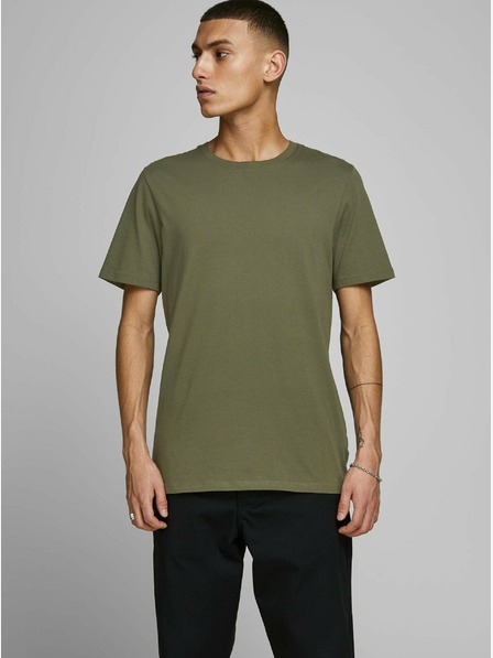 Jack & Jones Khakifarbenes Basic-Shirt Jack & Jones Organic