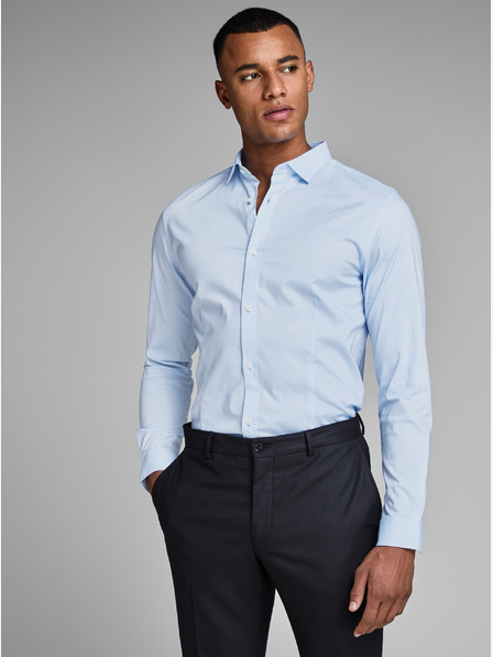 Jack & Jones Hellblaues formelles Herrenhemd Jack & Jones Parma