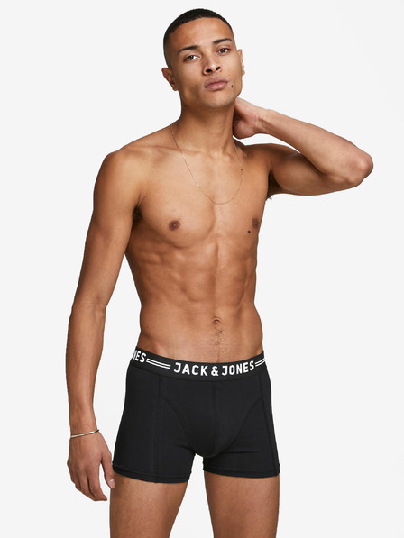 Jack & Jones Dreierpack schwarze Jack & Jones Sense Boxershorts