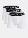 Jack & Jones Dreierpack weiße Jack & Jones Sense Boxershorts für Herren