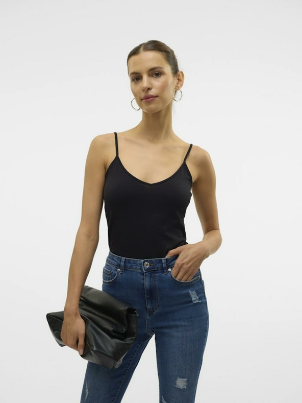 Vero Moda Schwarzes Damen-Basic-Top VERO MODA Maxi My
